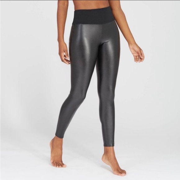 Assets By Spanx Pants - Assets Spanx Faux Leather Leggings NWT Small